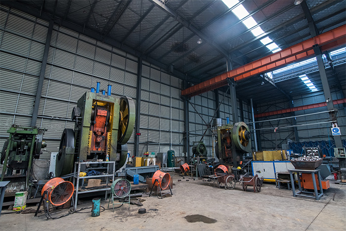 天津网架配件-锥头加工车间