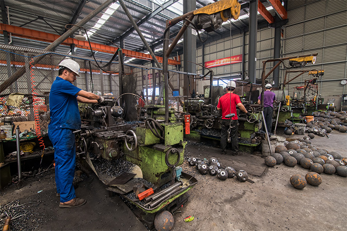 天津网架配件车间